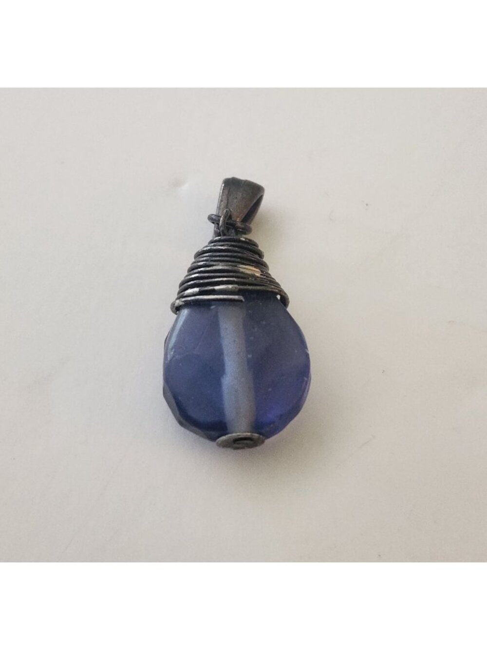 Lavender Quartz Pendant Wire Wrapped Pendant Protective Crystal